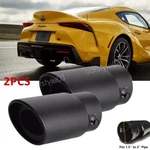 2PC For Toyota Gr Supra Car Exhaust Tip Rear Throat Muffler Tailpipe. Fixed Price $54.14.