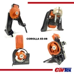 High Grade Rubber Engine Mount Kit For 2003-2008 Toyota Corolla 1.8L At 1ZZFE. Fixed Price $160.97.