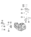 Genuine Mopar Engine Mount Bracket Kit 68501446AA. Fixed Price $173.46.