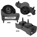 Front Lh/rh Engine Mounts & Rear Trans. 3PCS Fits Ford F-250/350 Sd 6.4. Fixed Price $151.19.