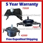 N858 Fits 2010-2021 Lexus GX460 4.6L Auto Motor & Transmission Mount Set 3PC. Fixed Price $93.13.