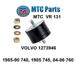 New Volvo Engine Mount 1273946 Fits 740, 745, 760; Mtc Warranty VR131. Fixed Price $15.50.
