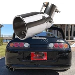 Rear Exhaust Pipe 1.5-2.1" Stainless Steel Tail Mufflertip For 1993 Toyota Supra. Fixed Price $54.14.