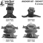 Anchor Engine Mount Kit For 2009-2015 Honda Pilot 300407. Fixed Price $348.62.