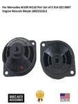 For Mercedes W109 W110 Pair Set Of 014 0007 Engine Mounts Meyle 1802231012. Fixed Price $133.58.