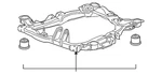 Genuine Gm Front Engine Cradle With Insulators 25884446. Fixed Price $269.01.