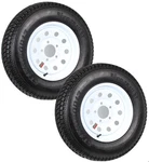 2-PACK Trailer Tire Rim Assembly ST175/80D13 B78-13 In. Lrc Lug White Wheel. Fixed Price $166.99.