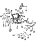 Genuine Mopar Front Suspension Cradle 68527715AB. Fixed Price $1610.45.
