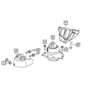 Genuine Mopar Engine Mount Bracket 4855025AC. Fixed Price $78.66.