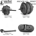 Anchor Engine Mount Kit For Lucerne, Dts 300607. Fixed Price $184.66.