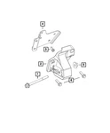 Genuine Mopar Engine Mount Insulator Left Side 68229705AB. Fixed Price $222.72.
