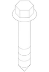 Genuine Volkswagen Motor Mount Bolt N-107-069-01. Fixed Price $20.29.