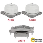 3X Engine Motor & Trans Mount For 12-08 Mercedes-benz C300 3.0L 9924 9914. Fixed Price $58.77.