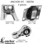 Anchor Engine Mount Kit For 08-11 Focus 300704. Fixed Price $128.04.