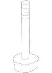 Genuine Volvo Engine Cradle Bolt 985111. Fixed Price $20.25.
