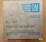 1965-1967 Chevy Ii ,nova #330267 283,327 Engine Stop Lift Kit Nos Gm Original. Fixed Price $150.00.