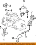 Chrysler Oem Engine Motor Transmission-bracket Left 4861459AC. Fixed Price $31.92.