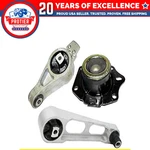 Fits 2003-2009 Chrysler Pt Cruiser 2.4L Turbocharged Motor Mount Set 3PCS. Fixed Price $79.37.