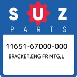 11651-67D00-000 Suzuki Bracket,eng Fr Mtg,l 1165167D00000, New Genuine Oem Part. Fixed Price $160.12.