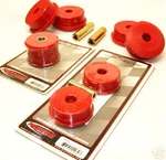 Prothane Motor Mount Inserts Eclipse Dsm 4G63 90-94 Red. Fixed Price $109.00.