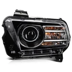 Left Side 2013 2014 Ford Mustang Headlights Assembly Black Housing. Fixed Price $175.99.