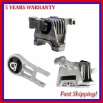 For Jeep Cherokee 14-19 3.2L Engine Motor & Auto Trans Torque Strut Mount 3PCS. Fixed Price $105.21.
