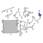 For Dodge Hornet 2023-2025 68456185AC Radiator Coolant Hose Bracket. Fixed Price $65.23.