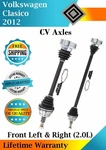 New Oe Front Cv Axles For 2012 Volkswagen Clasico Lifetime Warranty. Fixed Price $213.11.