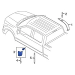 Ford F-150 2015-2020 FL3Z1629077AD Left Truck Cab Corner Trim Panel. Fixed Price $110.68.