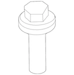 Genuine Land-rover Disc Brake Caliper Bracket Mounting Bolt LR058339. Fixed Price $5.02.
