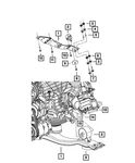 Genuine Mopar Isolator Front 5171077AC. Fixed Price $154.88.