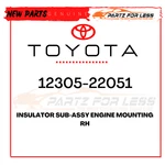 12305-22051 Toyota Celica 00-05 ZZT231 2ZZGE 1.8L Engine Motor Mount Bracket Oem. Fixed Price $160.69.