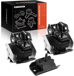 A-premium 3PCS Engine Motor And Transmission Mount Set Black, Silver. Fixed Price $130.54.