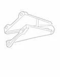 Jaguar XK8 Engine Mounting Bracket C2N3833 Genuine. Fixed Price $119.00.
