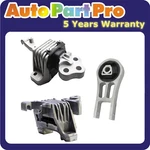For Jeep Cherokee 3.2L 14-19 Engine Motor & Auto Trans Torque Strut Mount 3PCS. Fixed Price $105.02.