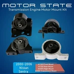 Replacement Trans Motor Mounts Fits 00-06 Nissan Sentra 1.8L For Set 4PCS. Fixed Price $44.60.