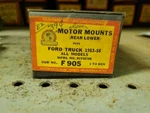 Nors I.p.c. 905 53-56 Ford Truck Rear Lower Motor Mounts Replaces B3T-6070-B. Fixed Price $35.00.