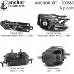 Anchor Engine Mount Kit For Impala, Monte Carlo, Grand Prix+more 300663. Fixed Price $114.86.