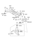 624054D100 Genuine Crossmember Complete For Kia Carnival 05-13. Fixed Price $410.00.