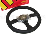 Momo Steering Wheel Competition (350MM / Leather Black Spoke). Fixed Price $259.00.