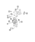 Genuine Mopar Engine Mount Bracket 05038876AA. Fixed Price $46.61.