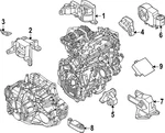 Genuine Nissan Mount 11220-6SX0B. Fixed Price $174.11.