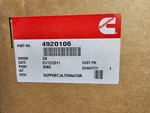 4920106 Support Alternator Cummins. Fixed Price $299.36.