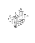 68102279AG Oem 2013-16 Dodge Dart Right Engine Mount Isolator. Fixed Price $319.73.