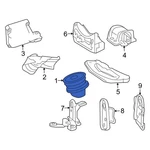 For Mercedes-benz E63 Amg 2010-2011 Right Engine Mount. Fixed Price $153.31.