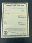 Genuine Original 1969 Chevrolet Impala 2 Door Coupe Nc Car Title 16437. Fixed Price $75.00.