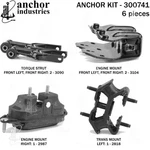 Engine Mount Kit Anchor 300741 For Chevrolet Impala, Monte Carlo. Fixed Price $103.03.
