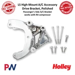 Holley Ls High-mount A/c Accessory Drive Bracket, Cast Aluminum, Polished Finish. Fixed Price $419.95.