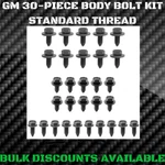 1958-1980 Impala Ss Engine Bay Front Body Fender Hood Hinge Bumper Bolts Gm. Fixed Price $24.72.