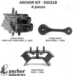 Anchor Motor Mounts 300218 Engine Mnt Kit. Fixed Price $167.08.